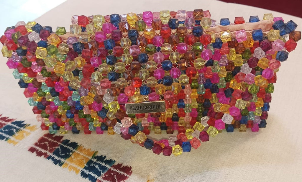 Lal Mehar Mart Handmade Fancy Stone Bag for Women – Elegant Party Clutch & Evening Handbag